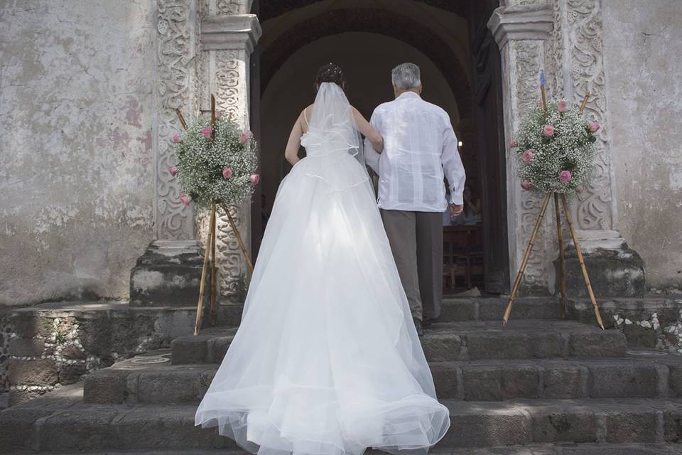 Llegada de la novia