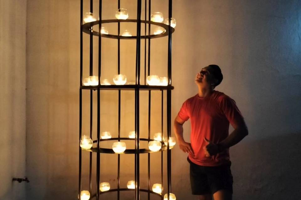 Porta velas 3 mts