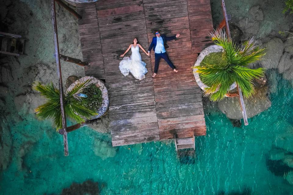 Drone en boda