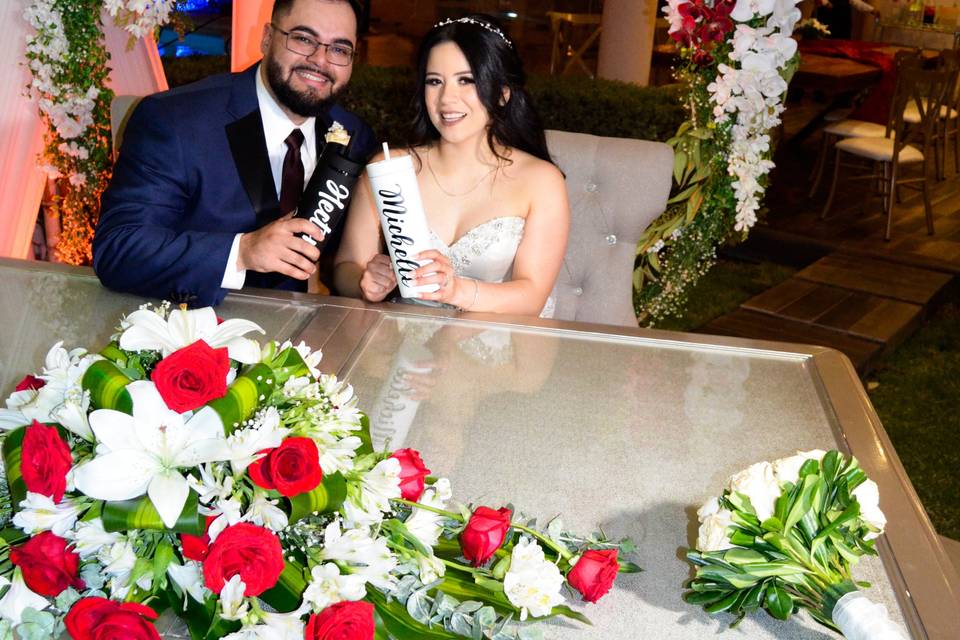 En recepción Boda