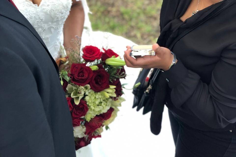 Brindis con damas de honor