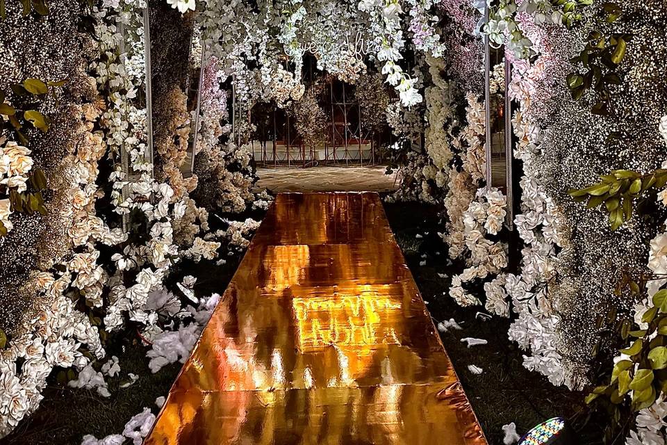 Tunel de flores