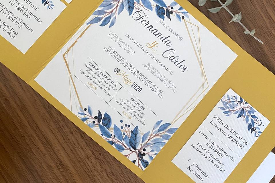 Invitación boda