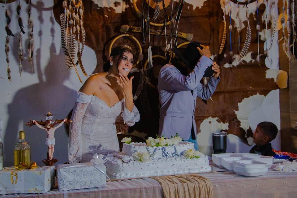 Novios Vaqueros Pastel
