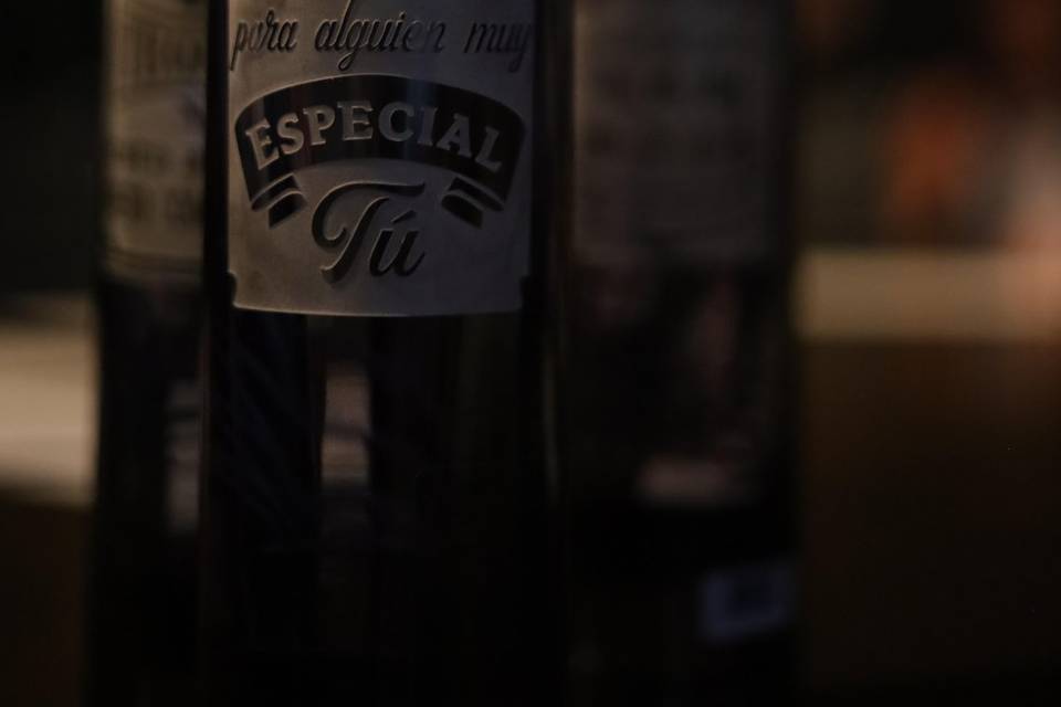 Botella personalizada de tequila