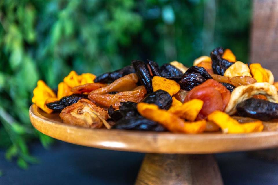 Mesa de frutos secos