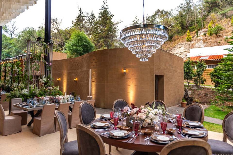 Boda en jardín