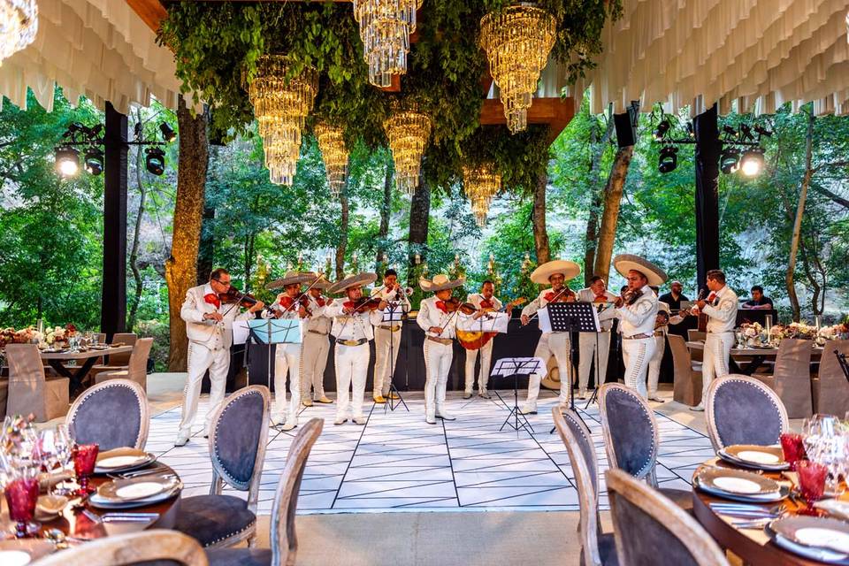 Boda en jardín