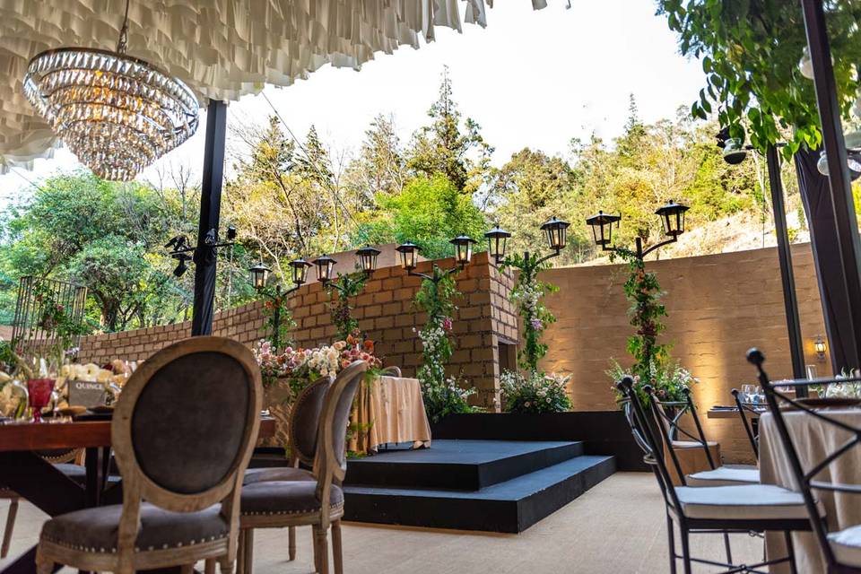 Boda en jardín