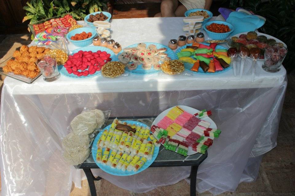 Barra de dulces tipicos