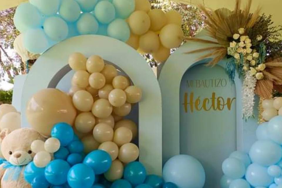 Decoración con globos