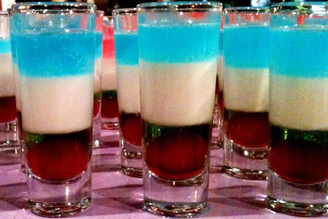Shots de curacao