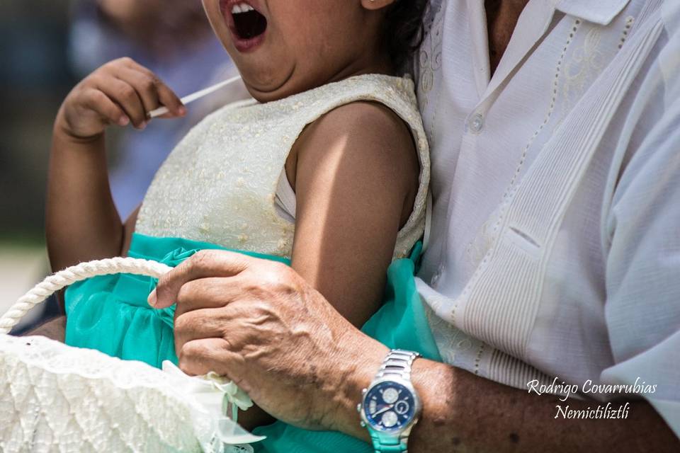 Momentos de la ceremonia