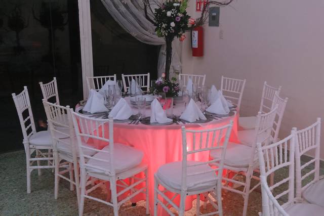 Mesa iluminada