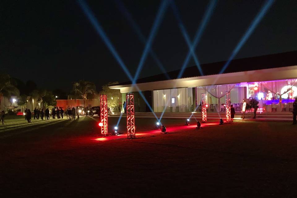 Alfombra roja para entrada