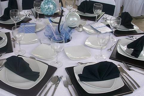 Cubertería para el banquete