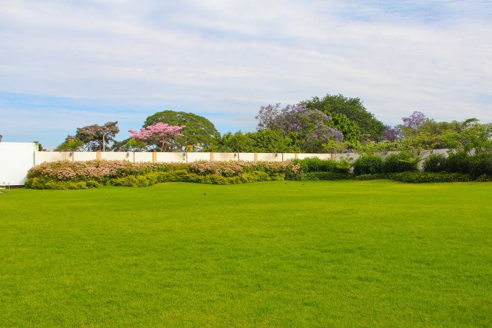 Área de jardín