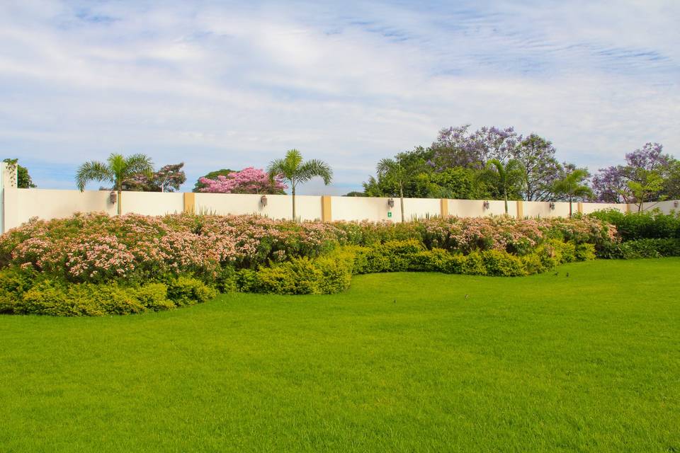 Área de jardín