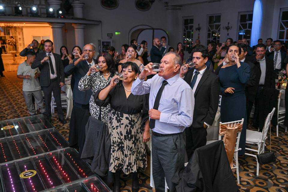 Un brindis inolvidable
