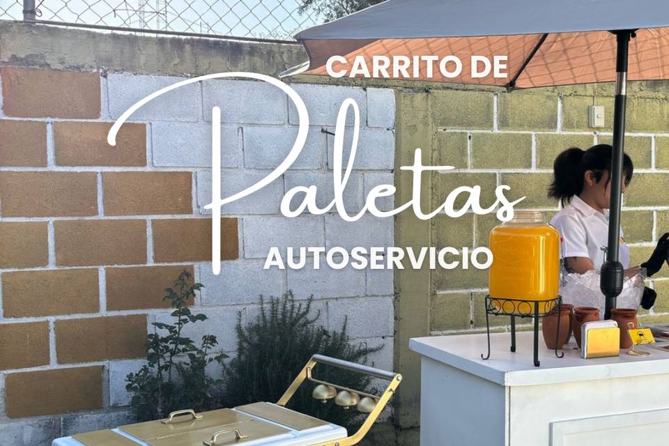 Carrito de paletas autoservici