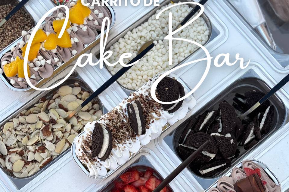 Carrito de cakebar