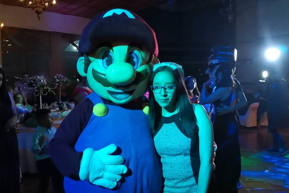 Mario en su fiesta