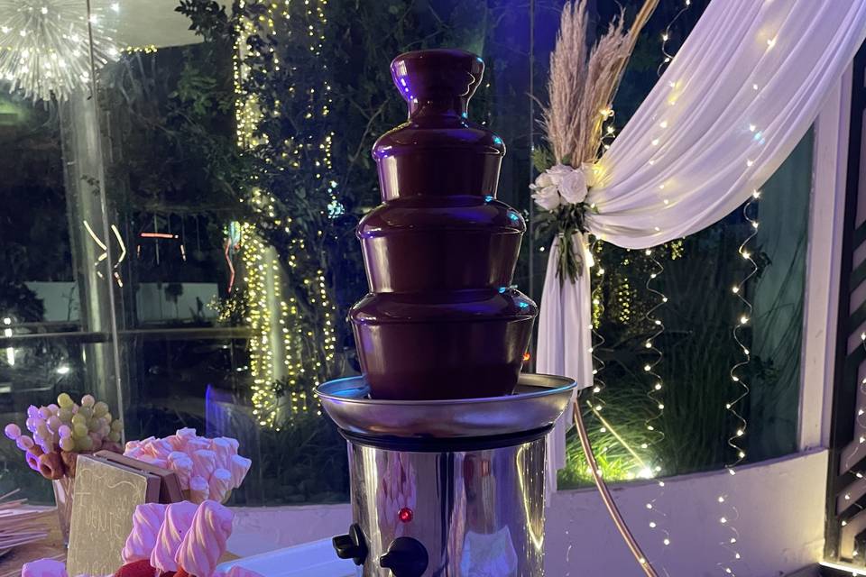 Fuente de chocolate