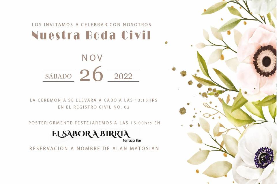 Invitación digital