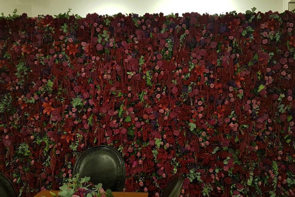 Muro de flores