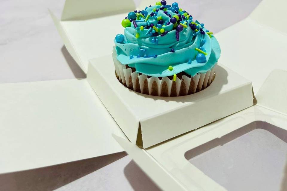 Cupcake en caja individual