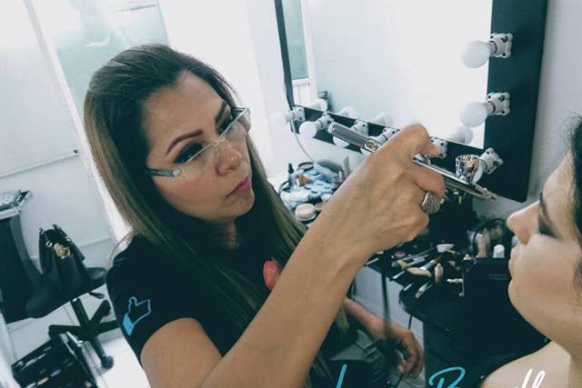 Maquillaje con aerografo