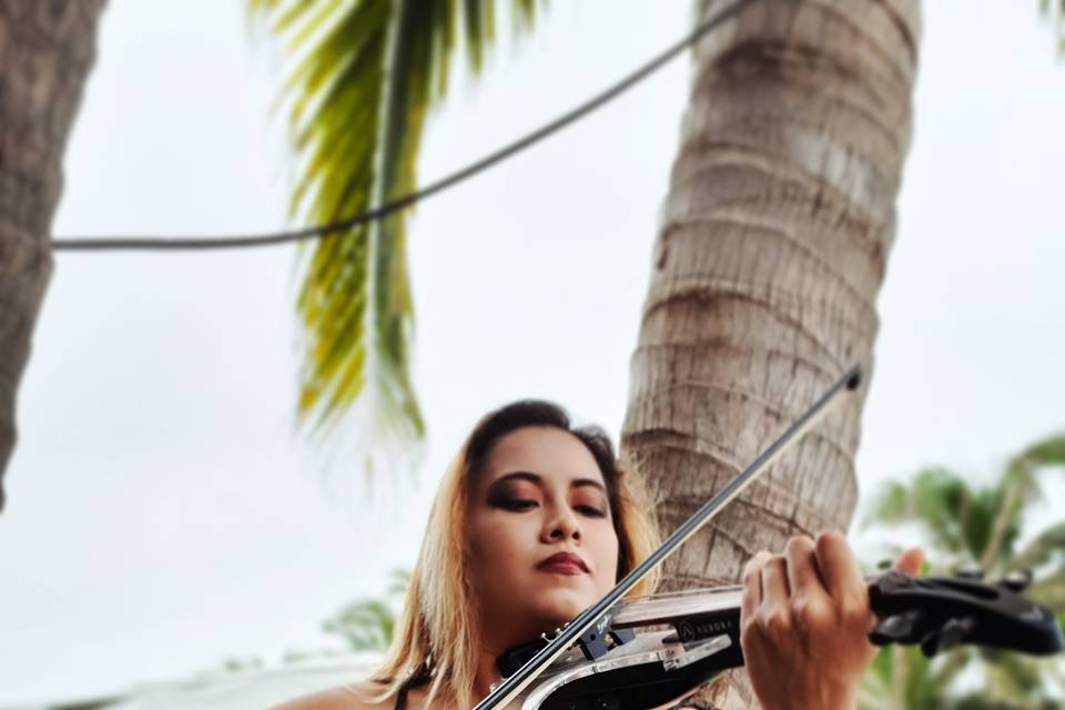 Violinista en Acapulco