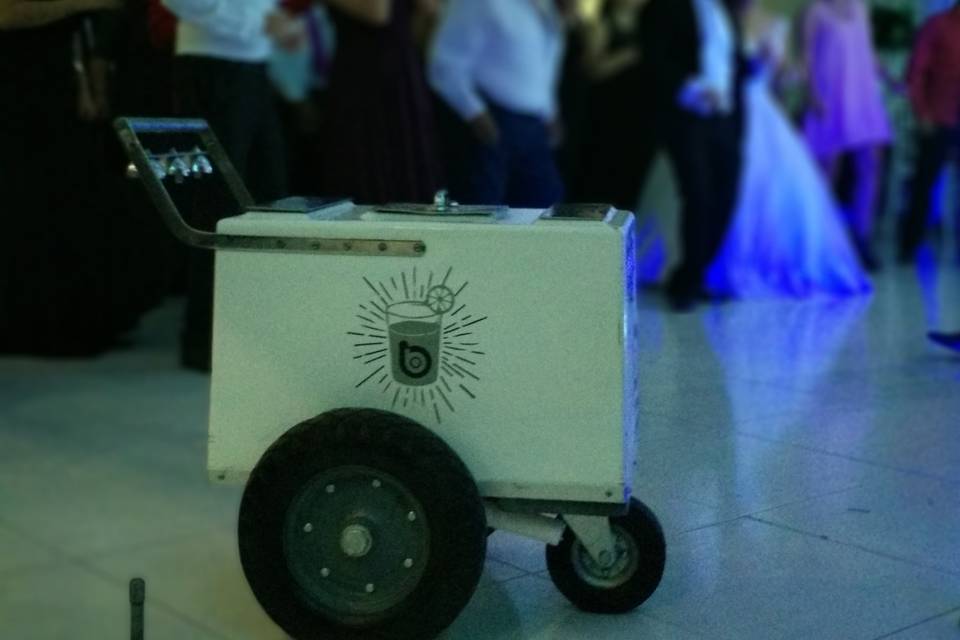 El carrito en plena fiesta