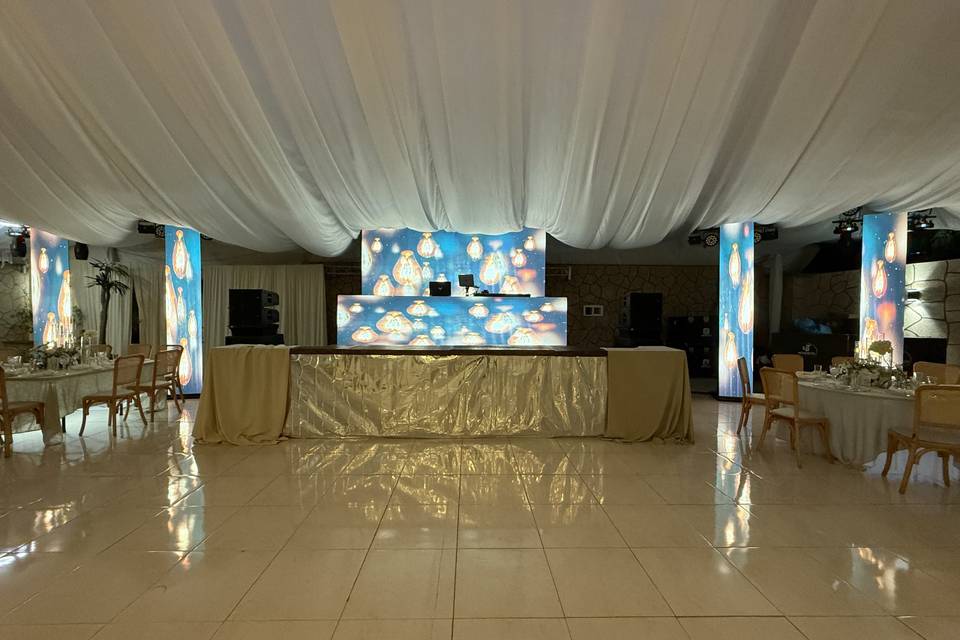 Montajes visuales pantalla led