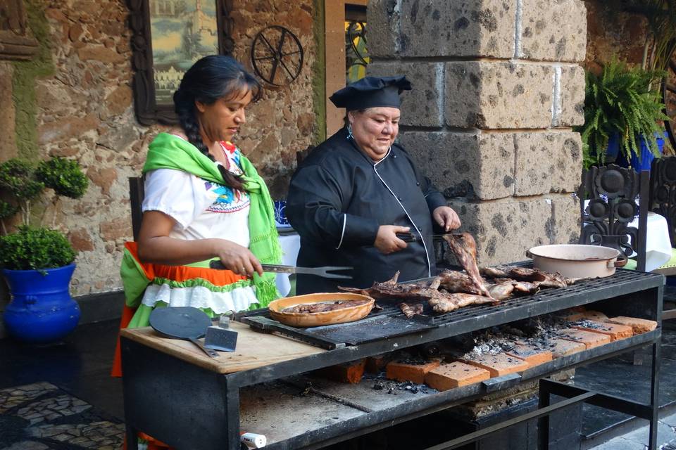 Servicio al asador