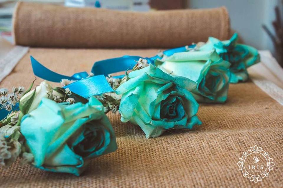 Corsages menta F&R