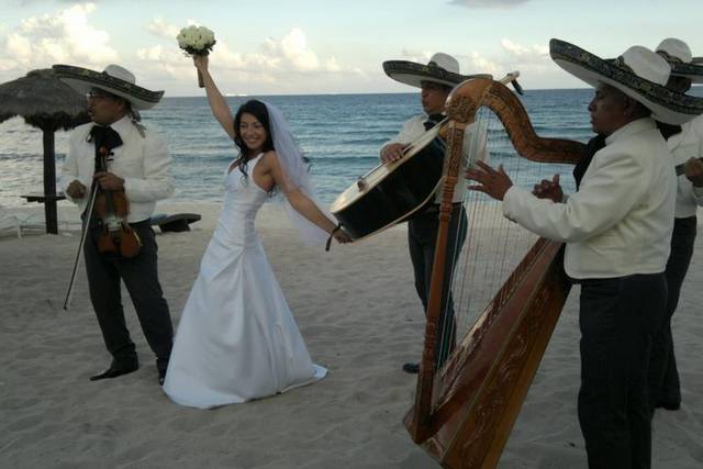 Celebración en la playa