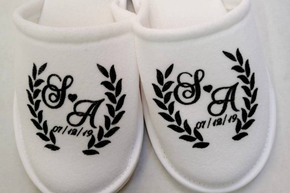 Pantuflas para boda