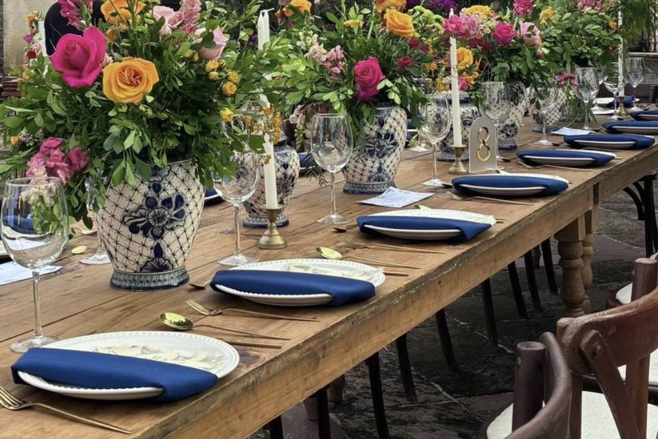 Mesa imperial talavera