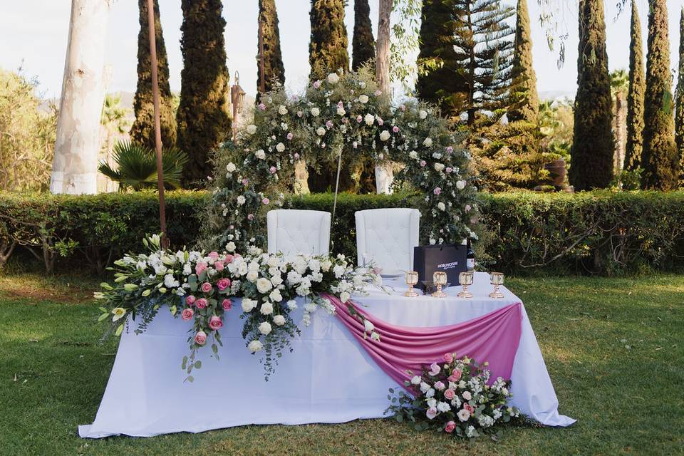 Mesa de novios