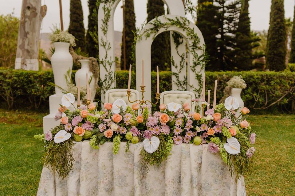 Mesa de novios