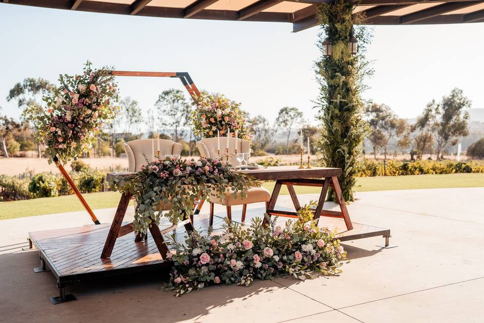 Mesa de novios