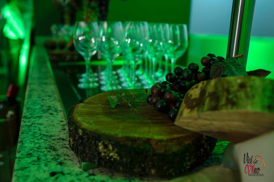 Decoración wine bar