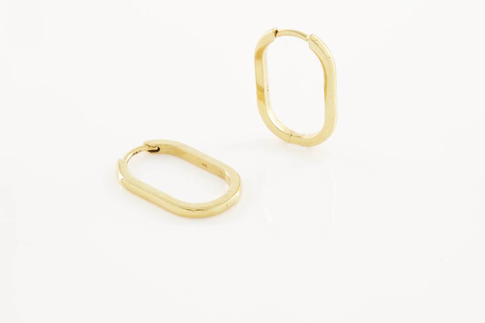 Arracadas oro 14k