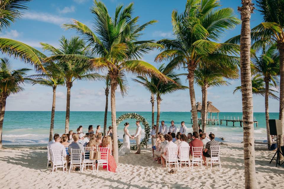 Ceremony at the beach