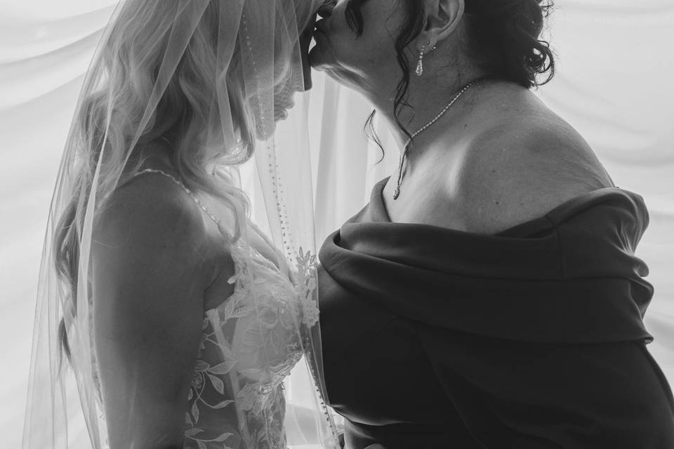 Mom and bride