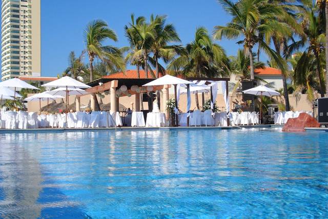 Banquete en la pérgola