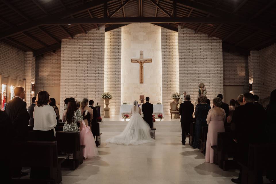 Llegando al altar