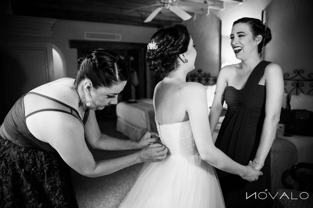 Preparación de la novia