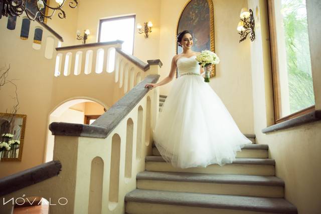 Novia en Villa Antigua